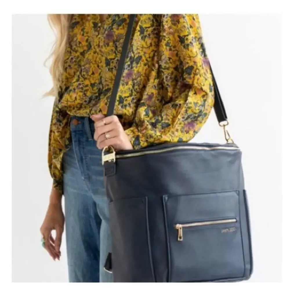 Fawn Design The Original Back Pack Diaper Bag Dark Blue